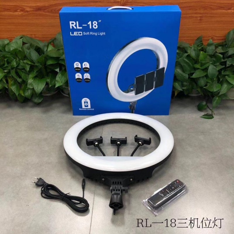 LED SOFT RING LIGHT 18" +TRIPOD