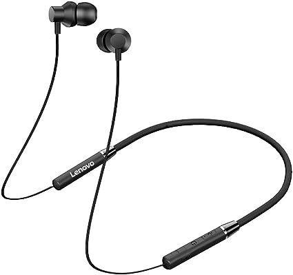 Lenovo Wireless Neckband Earphone He05 (Black)