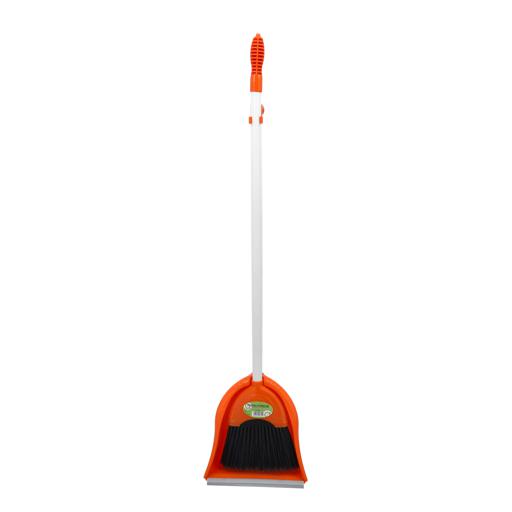 Royalford RF7139 Plastic Broom With Dustpan Set