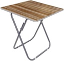 Square Wooden Table Multicolour