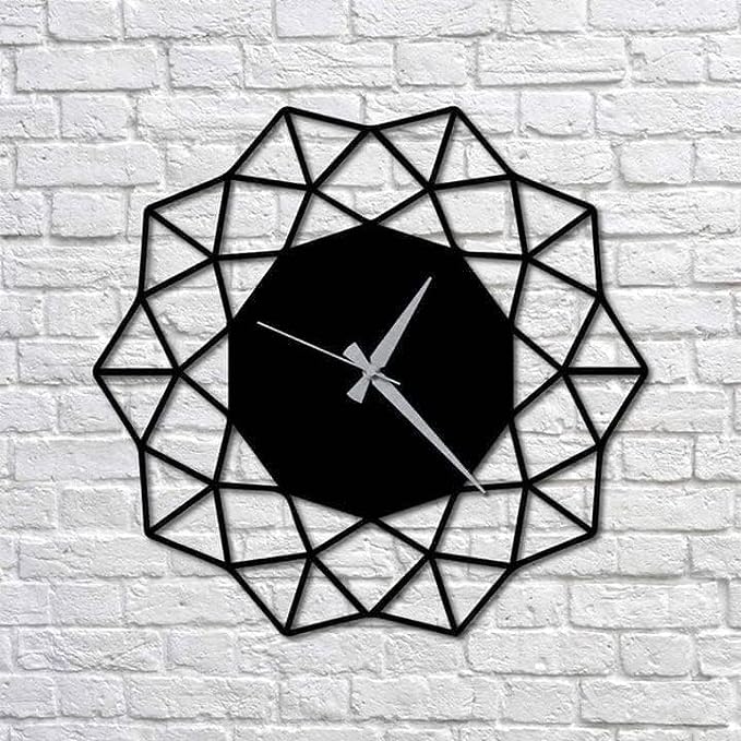 Arabic Star 3D Wall Clock Large