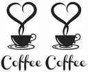 Coffee Cup With Heart Wall Art(Large)