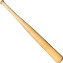 Genuine Solid Beech Wood Baseball Bat - 27 Inch 23 Oz - Tball Bat