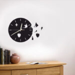 Halloween Ghosts 3D Wall Clock L (24×24)