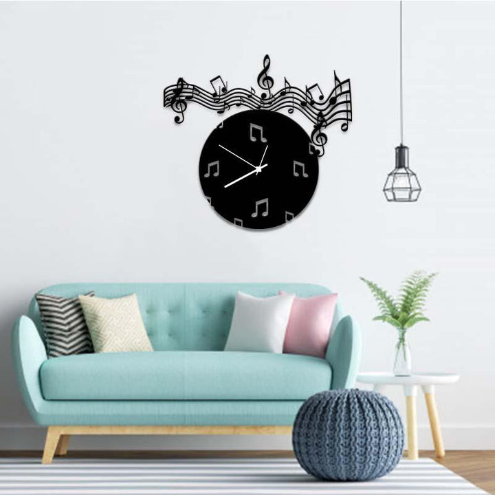 Music Beats 3D Wall Clock M (18×18)