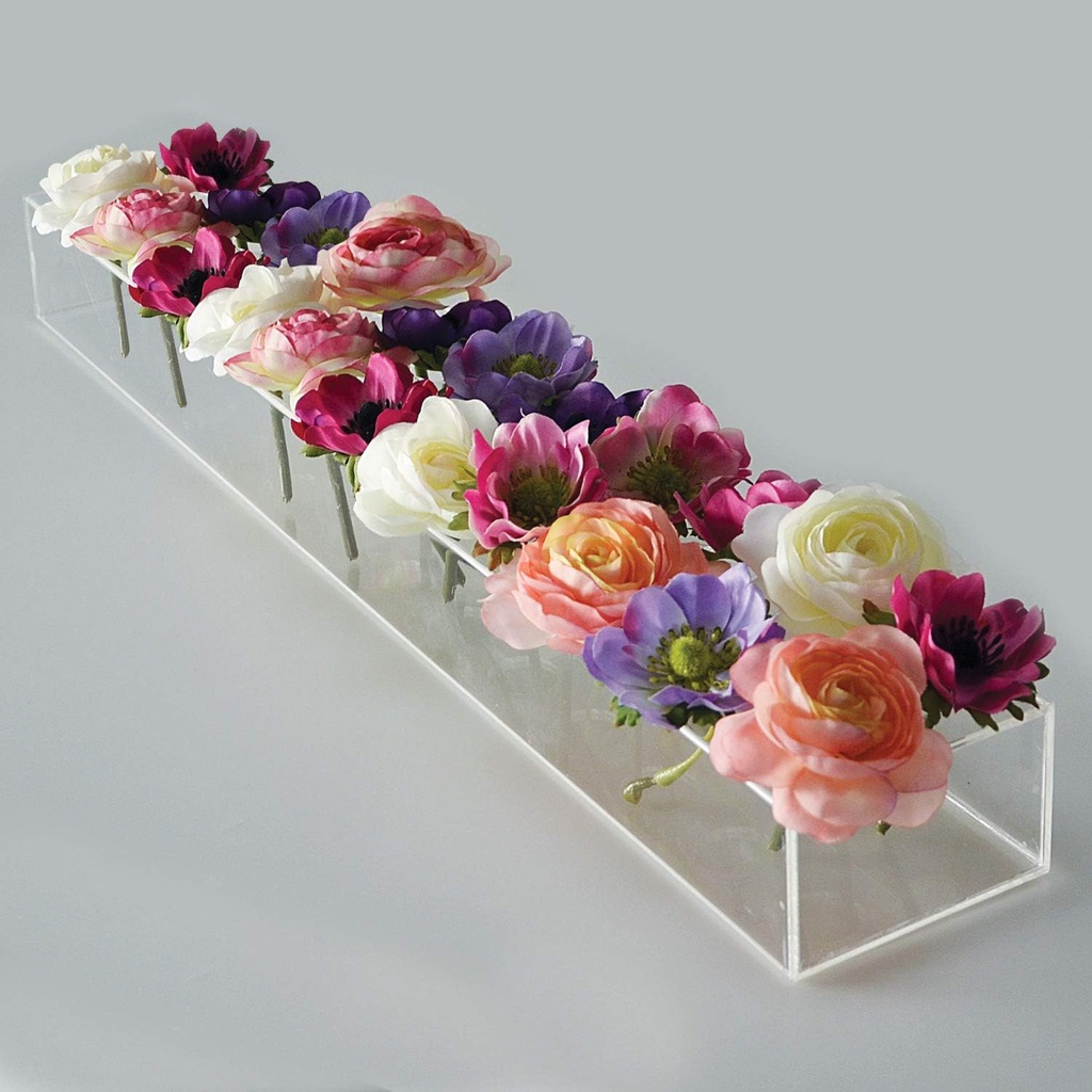 Rectangular Floral Centerpiece for Dining Table