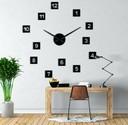 Scattered Numbers DIY Acrylic Wall Clock  L (48×48)