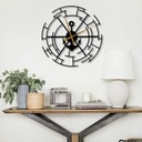 Ship Anchor 3D Wall Clock L (24×24)