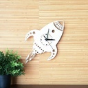 Space Ship 3D Wall Clock M (18×18)