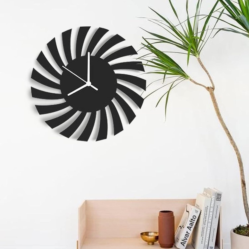 Spin Wheel 3D Wall Clock L (24×24)