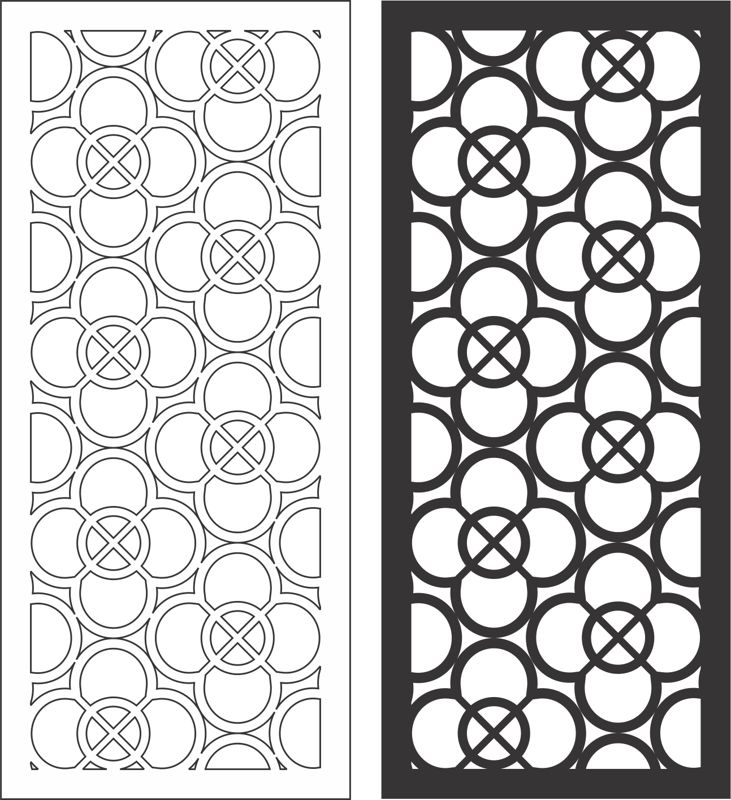 Wall Decor Modern Panels S (12×12)