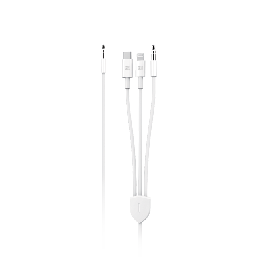 Hifi digital audio type-c & lightning & dc3.5mm cable