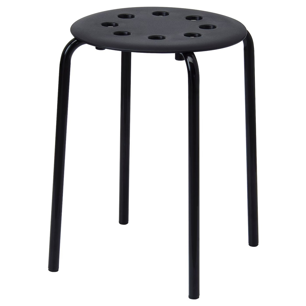 ikea Marius Stool Black