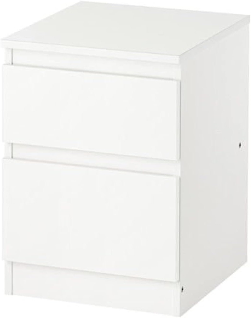 IKEA KULLEN DRAWER SET CHEST OF DRAWERS BEDROOM FURNITURE - 2 DRAW CHEST IN WHITE