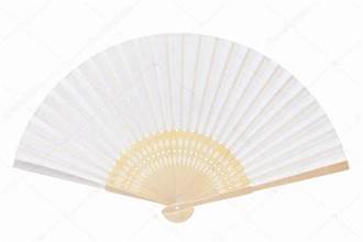 Chinese Fan White