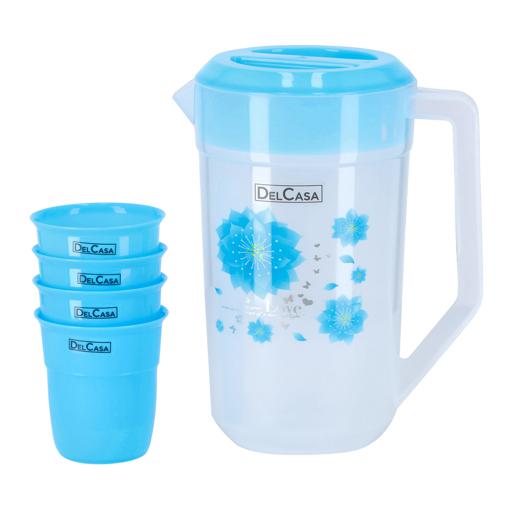 2.3L Water Jug with 4 Glasses, Multi-Purpose Jug, DC1454