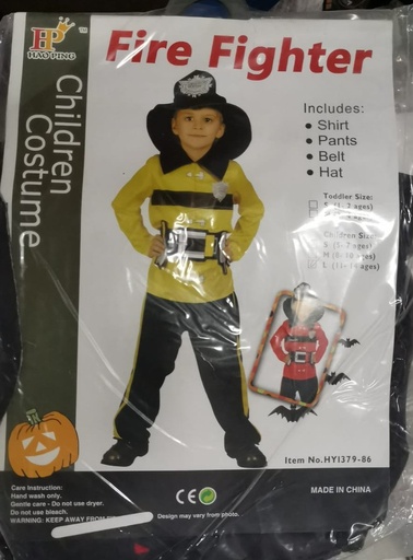 FIRE FIGHTER COSTUME