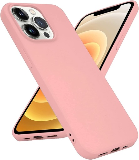 IPHONE 12/12 PRO SILICONE CASE SAND PINK