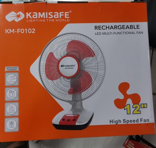 KAMISAFE RECHARGEABLE FAN KMF0102