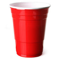 Plastic PARTY CUPS 6 PCS