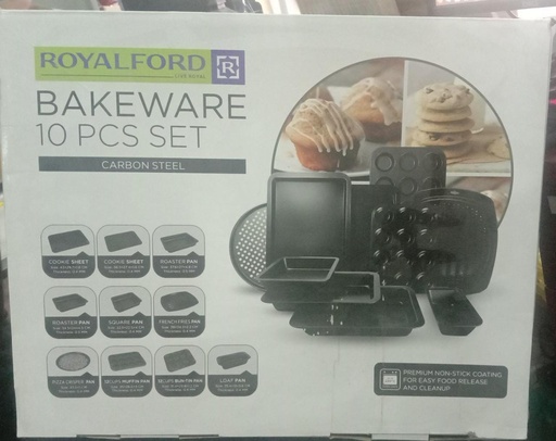 ROYAL FORD BAKEWARE 10 PCS SET(57 x 34 x 43.5 cm)