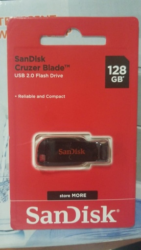 [PZDSANDISKFLASH128GB] SANDISK CRUZER BLADE FLASH DRIVE 128GB