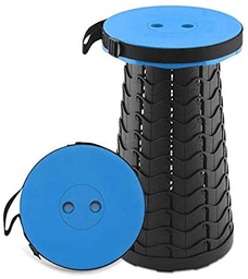Portable Retractable Folding Stool,Telescoping Foldable Camping Stool (Mixed Color)