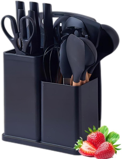 19 piece Kitchen utensils (Spoon set) (MULTI COLORS)
