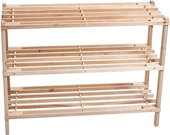 3 tier WOODEN SHOE RACK